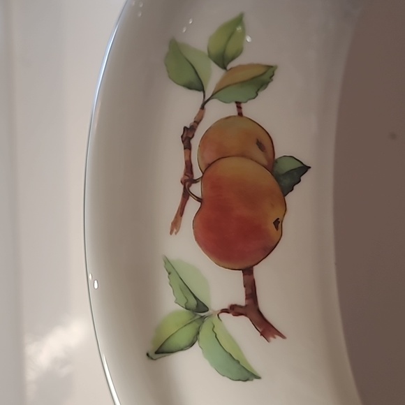 Vintage Royal worcester evesham vale 1986s round baking dish 10"×2.5" - Picture 6 of 8